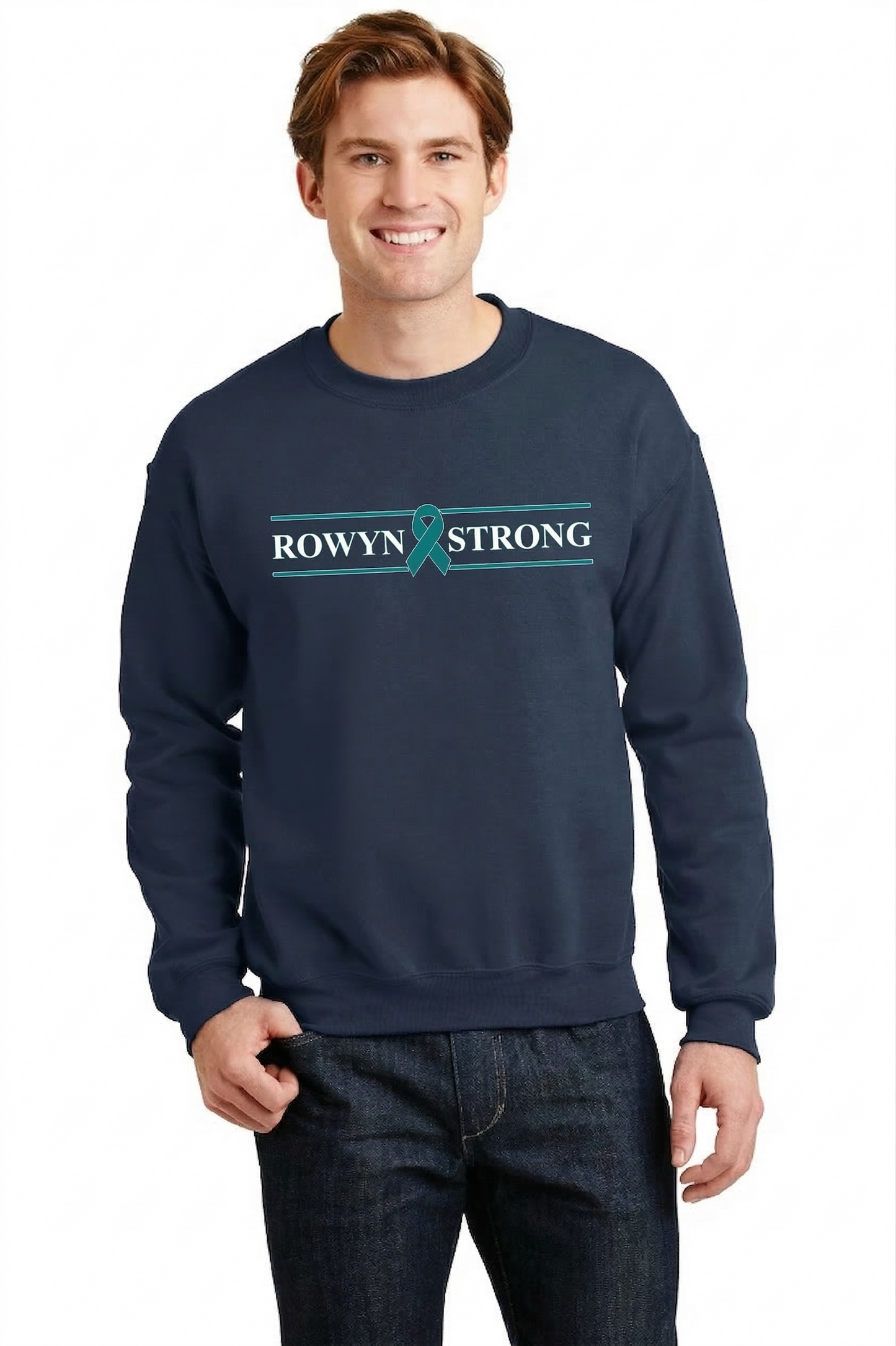 Gildan® Heavy Blend™ Crewneck Sweatshirt 18000 - Rowyn Strong Fundraiser