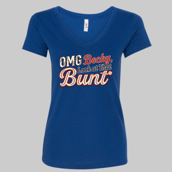 OMG Becky Next Level 1540 Women's Ideal V-Neck T-Shirt
