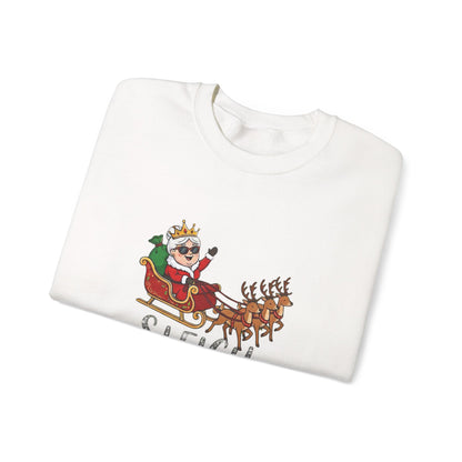 Sleigh Queen Christmas Sweatshirt– Funny & Sassy Holiday Crewneck