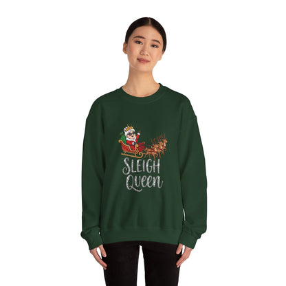 Sleigh Queen Christmas Sweatshirt– Funny & Sassy Holiday Crewneck