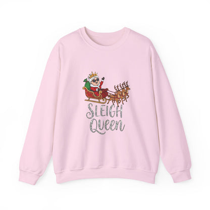 Sleigh Queen Christmas Sweatshirt– Funny & Sassy Holiday Crewneck
