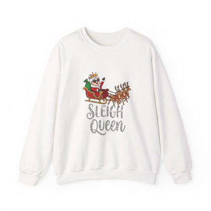 Sleigh Queen Christmas Sweatshirt– Funny & Sassy Holiday Crewneck