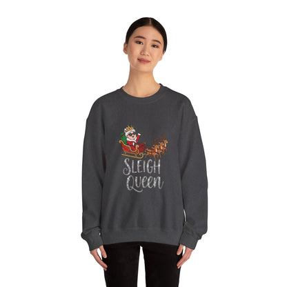 Sleigh Queen Christmas Sweatshirt– Funny & Sassy Holiday Crewneck
