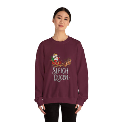 Sleigh Queen Christmas Sweatshirt– Funny & Sassy Holiday Crewneck