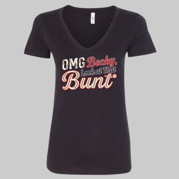 OMG Becky Next Level 1540 Women's Ideal V-Neck T-Shirt