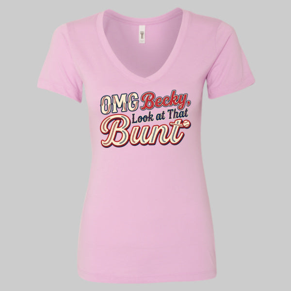 OMG Becky Next Level 1540 Women's Ideal V-Neck T-Shirt