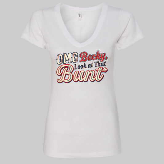 OMG Becky Next Level 1540 Women's Ideal V-Neck T-Shirt
