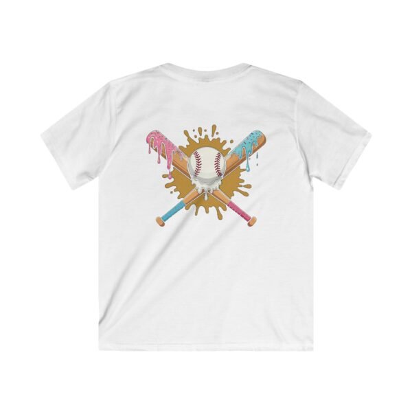 Kids Tee - Drippin' and Rippin' Baseball Bat Design - Image 2